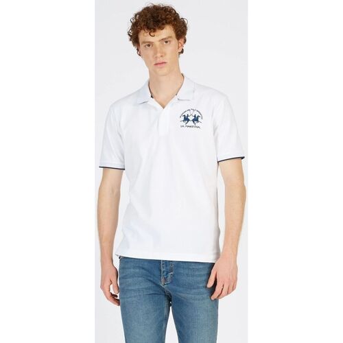 textil Hombre Tops y Camisetas La Martina CCMP01 PK001-00001 OPTIC WHITE Blanco
