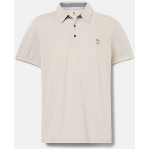 textil Hombre Tops y Camisetas Timberland TB0A2DJ5 - BBBR OXFORD POLO-DH41 LEMON PEPPER Beige