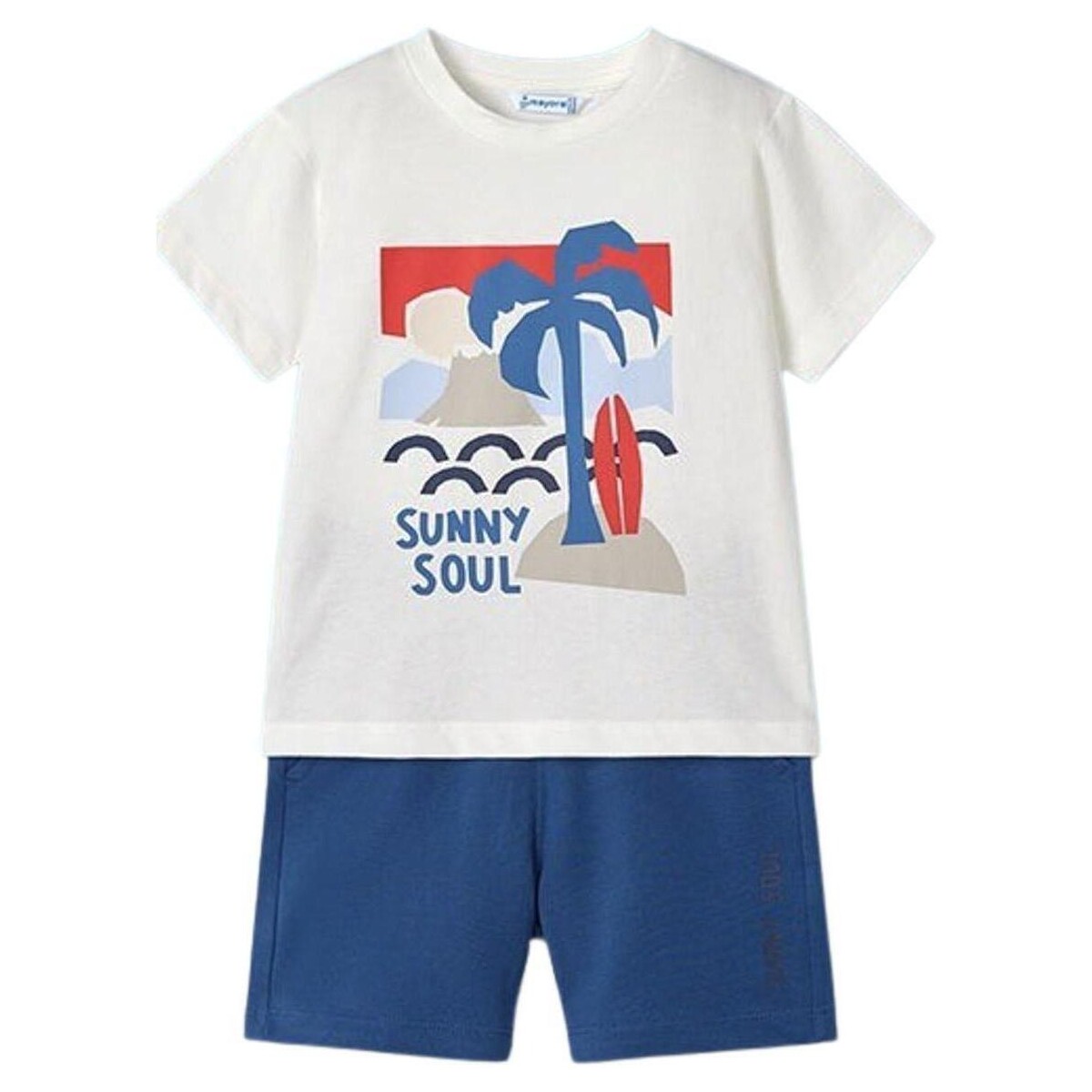 textil Niño Shorts / Bermudas Mayoral Conj. punto sunny soul Indigo Azul
