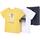textil Niño Shorts / Bermudas Mayoral Conj. punto 2 camisetas Sol Amarillo