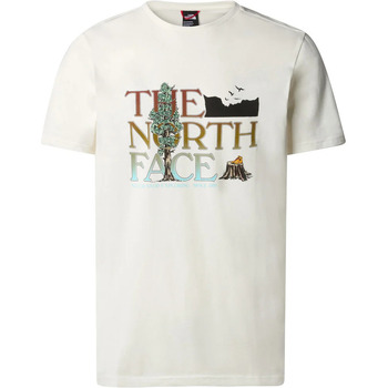 textil Hombre Camisetas manga corta The North Face M S/S GRAPHIC TEE Blanco