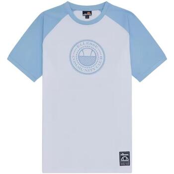 textil Hombre Camisetas manga corta Ellesse SHV20030-WHITE Azul