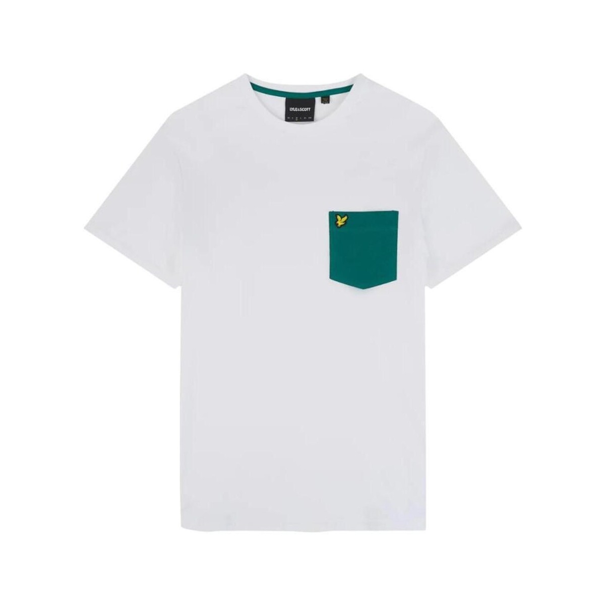 textil Hombre Camisetas manga corta Lyle & Scott TS831VOG-X179 Blanco