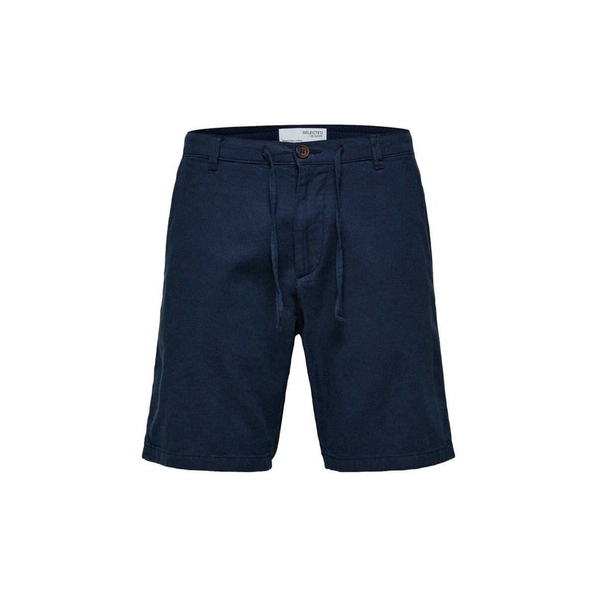 textil Hombre Shorts / Bermudas Selected Noos Comfort-Brody - Dark Sapphire Azul