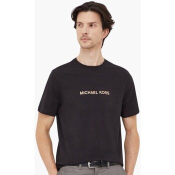textil Hombre Camisetas manga corta MICHAEL Michael Kors CH351RIFV4 Negro
