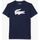 textil Camisetas manga corta Lacoste Camiseta Azul  Sport con Cocodril Azul