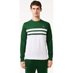 textil Sudaderas Lacoste Sudadera Verde-Blanco Sportsuit de Tenis Verde