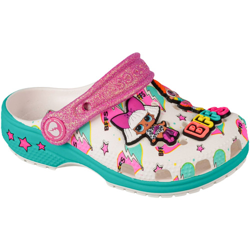 Zapatos Niña Pantuflas Crocs LOL Surprise BFF Kids Classic Clog Blanco