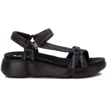 Zapatos Mujer Derbie & Richelieu Xti Sandalias  Tiras Panama 142318 Negro Negro