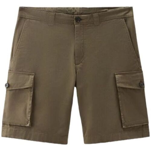 textil Hombre Shorts / Bermudas Woolrich Pantalones cortos Classic Cargo Hombre Lake Olive Verde