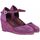 Zapatos Mujer Sandalias La Valeta Espadrilles Femme   Leticia Morado Violeta