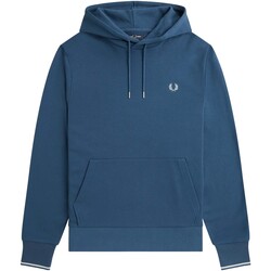 textil Hombre Polaire Fred Perry Fp Tipped Hooded Sweatshirt Azul