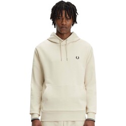 textil Hombre Polaire Fred Perry Fp Tipped Hooded Sweatshirt Beige
