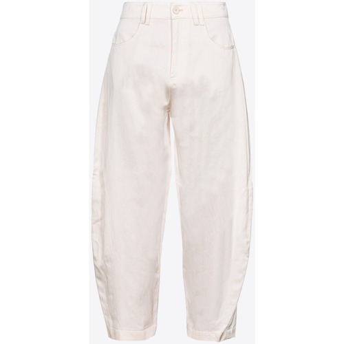 textil Mujer Pantalones Pinko 103350A1U1 Blanco
