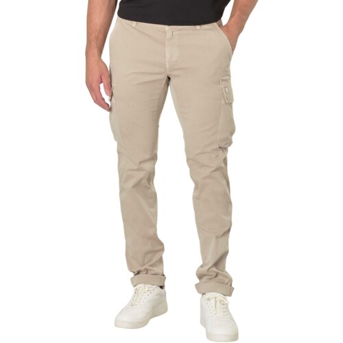 textil Hombre Pantalones con 5 bolsillos Powell SANTIAGO-ME303 Beige