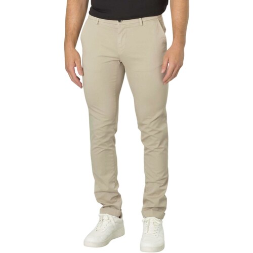 textil Hombre Pantalones con 5 bolsillos Powell LEVANTO-ME303 Beige