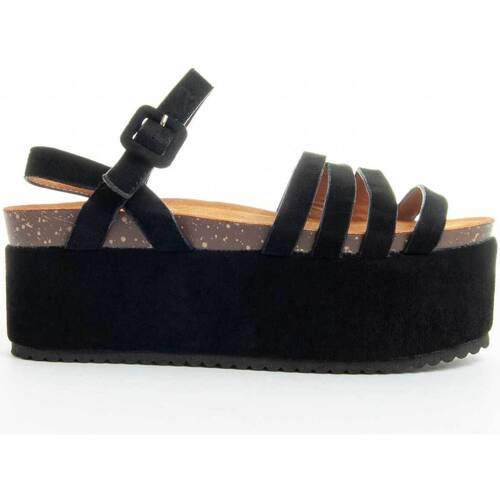 Zapatos Mujer Sandalias Leindia 89352 Negro