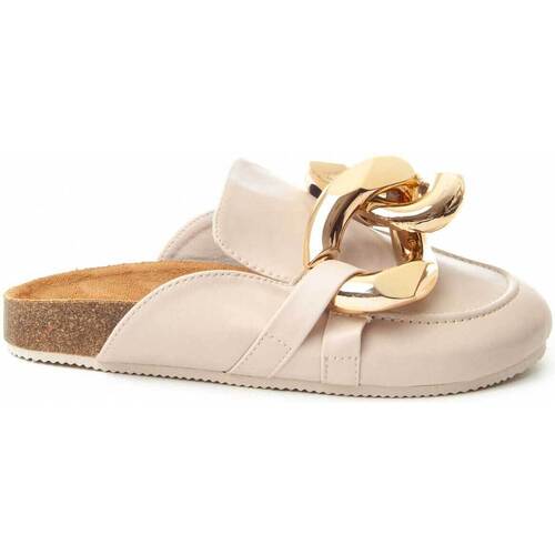 Zapatos Mujer Zuecos (Mules) Leindia 89361 Beige