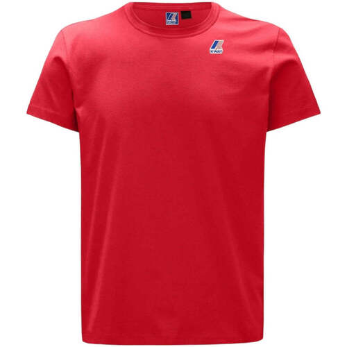 textil Hombre Tops y Camisetas K-Way  Rojo
