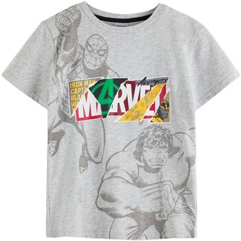 textil Niños Tops y Camisetas Marvel NS8173 Gris