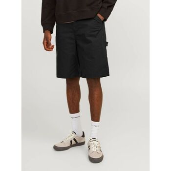 textil Hombre Shorts / Bermudas Jack & Jones 12232118 CARPENTER SHORT-BLACK Negro