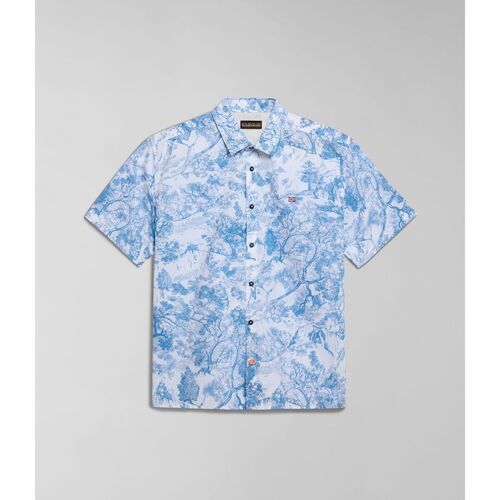 textil Hombre Camisas manga larga Napapijri G-RONGE NP0A4HX1-F5Z Azul