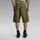textil Hombre Shorts / Bermudas G-Star Raw D08566-D384 ROVIZ ZIO RLXD SHORT-B230 SHADOW OLIVE Verde