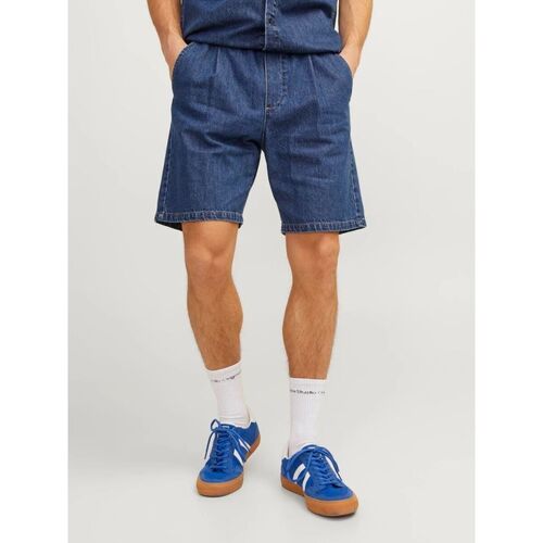 textil Hombre Shorts / Bermudas Jack & Jones 12250090 TONY-BLUE DENIM Azul