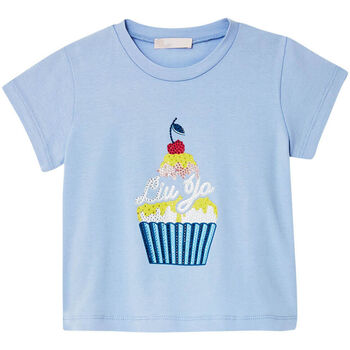 textil Niña Tops y Camisetas Liu Jo Camiseta con estampado Cupcake azul claro/cupcake