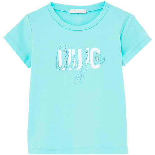 textil Niña Tops y Camisetas Liu Jo Camiseta con logotipo y strass Azul