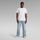 textil Hombre Tops y Camisetas G-Star Raw D24431-C372 BACK LASH-110 Blanco