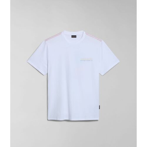 textil Hombre Tops y Camisetas Napapijri S-GRAS NP0A4HQN-002 Blanco