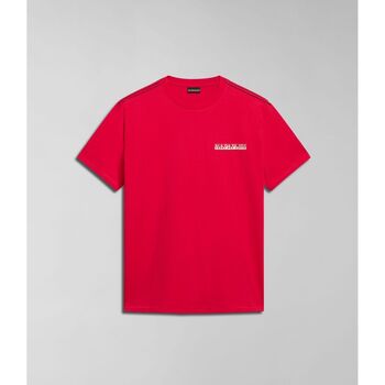 textil Hombre Tops y Camisetas Napapijri S-GRAS NP0A4HQN-R25 RED BARBERRY Rosa