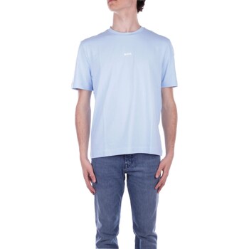 textil Hombre Camisetas manga corta BOSS 50473278 Azul