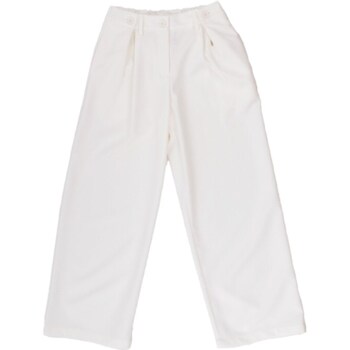 textil Niña Pantalones con 5 bolsillos Manila Grace MG2750 Blanco