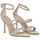 Zapatos Mujer Sandalias Exé Shoes SANDALIA TACÓN JOY-606 STRASS GOLD DORADO 