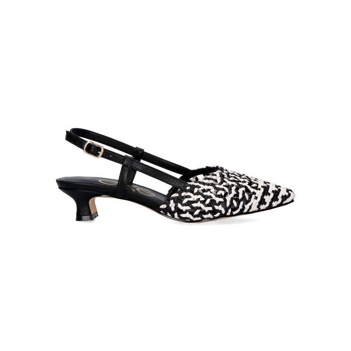Zapatos Mujer Sandalias Exé Shoes SANDALIA TACÓN EXÉ 2408-03 WHITE BLACK BLANCO