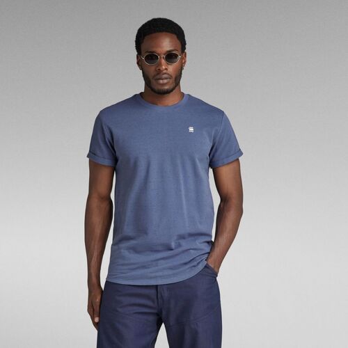 textil Hombre Tops y Camisetas G-Star Raw D16396-D565 LASH-G382 VINTAGE INDIGO Azul