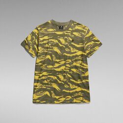 textil Hombre Tops y Camisetas G-Star Raw D24421-C334 TIGER CAMO-G394 LEMON TIGER Verde