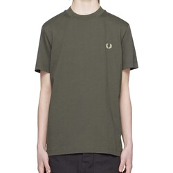 textil Hombre Camisetas manga corta Fred Perry Fp Warped Graphic T-Shirt Verde