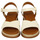 Zapatos Mujer Mocasín Lolas sandalia con cuña y pulsera Blanco