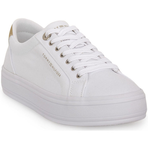 Zapatos Mujer Deportivas Moda Tommy Hilfiger YBS ESSENTIAL Blanco
