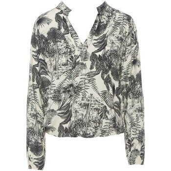 textil Mujer Tops / Blusas Bsb BLUSA--051-210047-BLACK Multicolor
