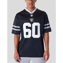 textil Hombre Camisetas manga corta New-Era CAMISETA  LAS VEGAS RAIDERS NFL MESH  BLACK Negro