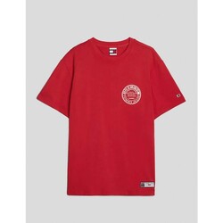 textil Hombre Camisetas manga corta Tommy Jeans CAMISETA  INTERNATIONAL GAMES TEE XNL RED Rojo