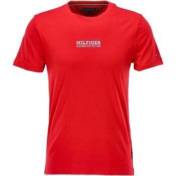 textil Hombre Tops y Camisetas Tommy Hilfiger Small Hilfiger Tee Rojo