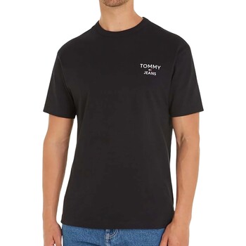 textil Hombre Tops y Camisetas Tommy Jeans Tjm Reg Corp Tee Ext Negro