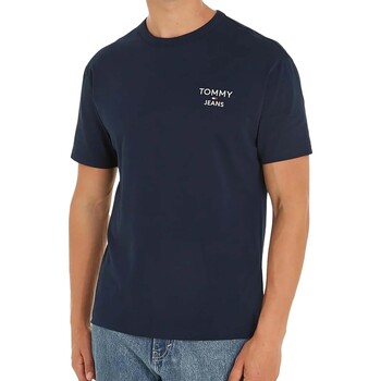 textil Hombre Tops y Camisetas Tommy Jeans Tjm Reg Corp Tee Ext Azul