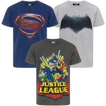 textil Niño Camisetas manga corta Justice League NS8119 Azul