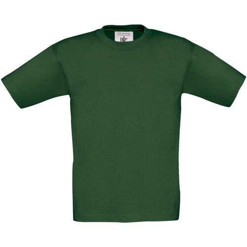 textil Niños Camisetas manga corta B&c Exact 150 Verde